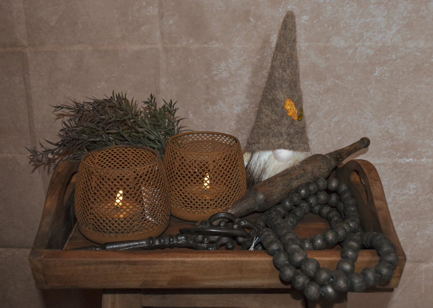 Landelijk thuis sfeer dienblad